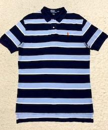 POLO RALPH LAUREN | 🔸ラルフローレン  ボーダーポロシャツ(紺×水色×白) ★メルカリ出品中‼️(ポロシャツ)