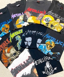🔸メルカリ出品中のVTGメタリカ Tシャツ✨ | 🔸今や希少な当時物✨ ジャスティン、ワンオク、カニエ、トラヴィス愛用💕(その他)