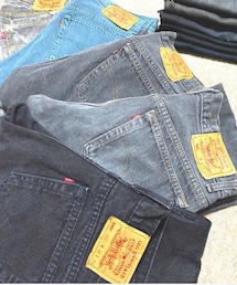 🔸メルカリ | 🔸80s〜90s USA製リーバイス 先染&後染ブラック 501 505 550(デニムパンツ)