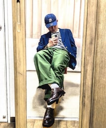 🔸前回のコーデ🐷✨ | 🔸ミリタリートラッド🙋‍♂️ #大人カジュアル #ドレスシューズ(カーゴパンツ)