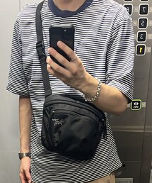 UNIQLO | UNIQLO オーバーサイズT ボーダー(Tシャツ/カットソー)