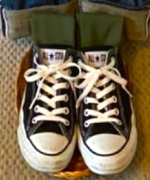 CONVERSE | 緑🟢を効かせようとしたのに、まったく効いてなかったくつ下😭(スニーカー)