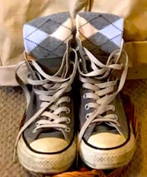 CONVERSE | えばみさんの真似をして、最近🧦柄くつ下にハマり中😎(スニーカー)