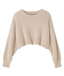 COCO DEAL | 総針フェザーショートニット(ニット/セーター)