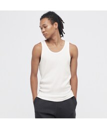 UNIQLO | ドライカラーリブタンクトップ　XL(タンクトップ)