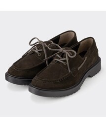 GU | リアルレザーデッキシューズ+E / 26cm(モカシン/デッキシューズ)