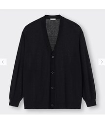 GU | シアーニットカーディガン(長袖)XL(カーディガン/ボレロ)