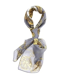 Instyle Japan | スカーフ シルク100% 65×65cm 正方形 薄手 小さめ バンダナ バッグ ネッカチーフ ポケット チーフ 首もと 暖か 選べる 絹 UV 防寒 シフォン 天然素材(ストール/ショール)