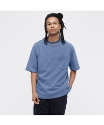 UNIQLO | インディゴクルーネックＴシャツ（半袖）XL(Tシャツ/カットソー)