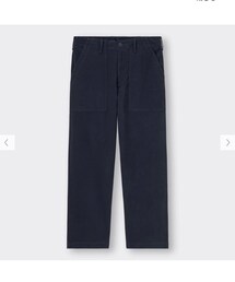 GU | ベイカーパンツ(丈標準69.0～73.0cm) NAVY M(その他パンツ)