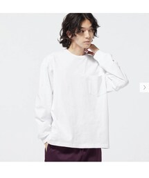 GU | ヘビーウェイトクルーネックT(長袖) XL(Tシャツ/カットソー)