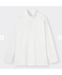 GU | ソフトコットンタートルネックT(長袖) XL(Tシャツ/カットソー)