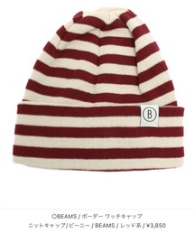 BEAMS | ボーダーワッチキャップ(ニットキャップ/ビーニー)