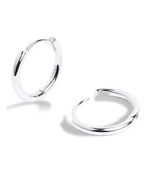 Puente | [Puente] シルバー925 刻印あり ピアス 18G 12mm 両耳セット(ピアス（両耳用）)