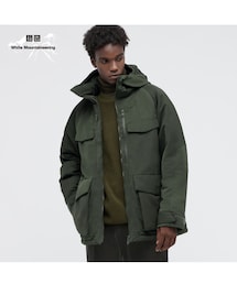 UNIQLO | ハイブリッドダウンオーバーサイズパーカ WM - L(ダウンジャケット/コート)