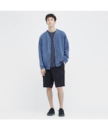 UNIQLO | インディゴカーディガン（長袖）- XL(カーディガン/ボレロ)