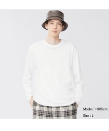 GU | ソフトコットンクルーネックT(長袖) XL(Tシャツ/カットソー)