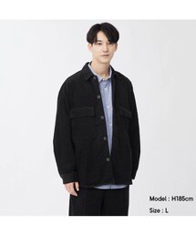 GU | コーデュロイCPOシャツ(長袖)(セットアップ可能）XL(ジャケット/アウター)