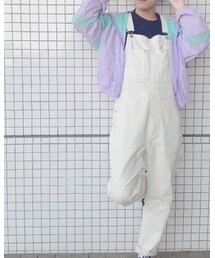 H&M | H＆M オーバーオール ホワイト Sサイズ(サロペット/オーバーオール)