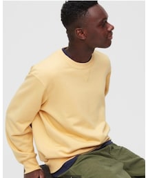 UNIQLO | スウェットシャツ(長袖)42 YELLOW L(スウェット)