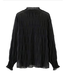 SHEIN | Honeyspot ブラウス ソリッド フリルトリム シール(シャツ/ブラウス)