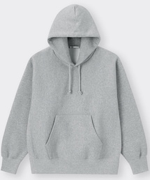 GU | ヘビーウェイトビッグスウェットパーカ(GRAY/S)(パーカー)