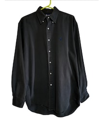 RALPH LAUREN | 90s BLAIRE ブラックBDシャツ Mサイズ(シャツ/ブラウス)