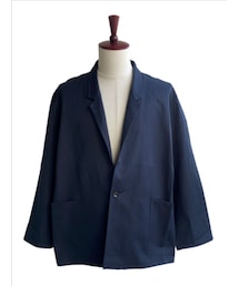 nuterm | コットンリネン Relax Fit 1B Jacket(テーラードジャケット)