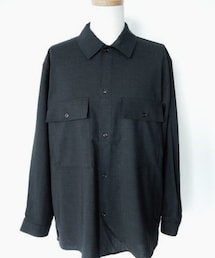 blurhms | Washed Wool Voile Military Shirt / size : 2(シャツ/ブラウス)