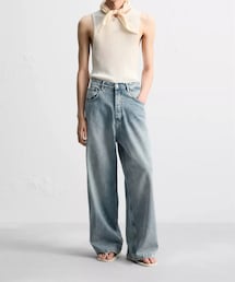 ZARA | スーパーバギーフィットジーンズ(デニムパンツ)