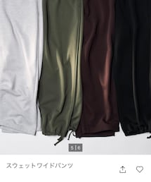 UNIQLO | UNIQLO:C／brown／M／¥3,990(スウェットパンツ)