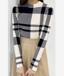 COCO DEAL | インターシャチェックニット(ニット/セーター)