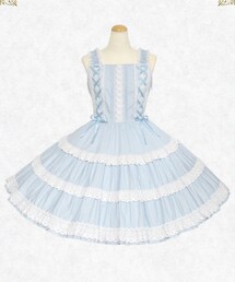 BABY,THE STARS SHINE BRIGHT | ミルフィーユジャンパースカート(綿サテン)(ジャンパースカート)