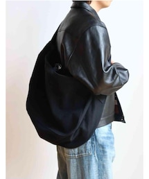 T.T | taiga takahashi キャンバスバッグ LAEGE(ショルダーバッグ)