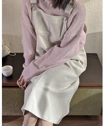 HOTPING | コーデュロイポケットサロペットワンピース(サロペット/オーバーオール)