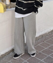 HOTPING | ストリングヘム2way裏起毛パンツ(スウェットパンツ)