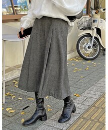 HOTPING | ウエストバックゴムスリットロングスカート(スカート)