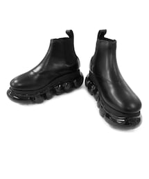 MIKIO SAKABE | grounds Leather Boots Shoes / Black 37(ブーツ)