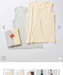 ADAM ET ROPE' | ADAM ET ROPÉ FEMME 【Hanes for BIOTOP】Sleeveless T-shirts  (Tシャツ/カットソー)