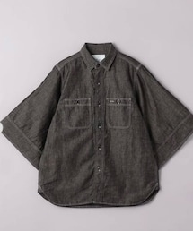 HYKE | ＜HYKE（ハイク）＞シャンブレー ミリタリー シャツ ■■■(シャツ/ブラウス)