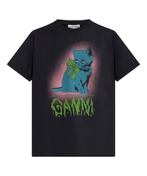 GANNI | キャットリボン Tシャツ(Tシャツ/カットソー)