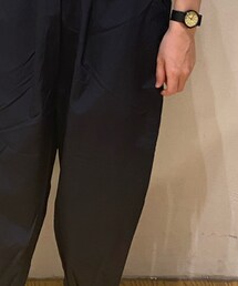 Samansa Mos2 | 裾タックテーパードパンツ(パンツ)