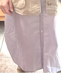 古着紫ロングシャツ | トップス