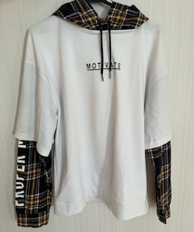 NOBLE PRODUCT | NOBLE PRODUCT  メンズチェックパーカー  Mサイズ(パーカー)