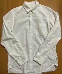 無印良品 | 洗いざらしブロード　スタンドカラーシャツ  紳士M  白(シャツ/ブラウス)