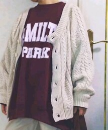 ROPE' PICNIC | 前後なし2wayのカーディガン。ボーイッシュなコーデに合わせて柔らかい雰囲気に。(カーディガン/ボレロ)