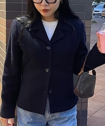 お下がり | ノーカラージャケット