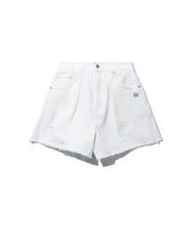 musium div | Paint Splatter Denim Shorts(カーゴパンツ)