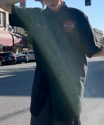 Harley-Davidson | アメリカビンテージのディーラーショップスタッフ専用シャツ(シャツ/ブラウス)