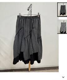 ABITOKYO | チェック柄フリルドッキングスカート(スカート)